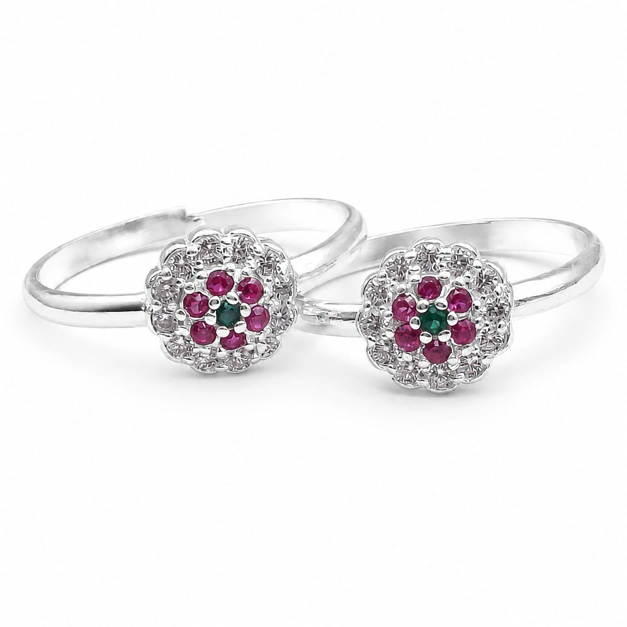 925 Sterling Silver Toe Ring | Adjustable Bichiya for Women | Traditional Silver Toe Ring-picture-26