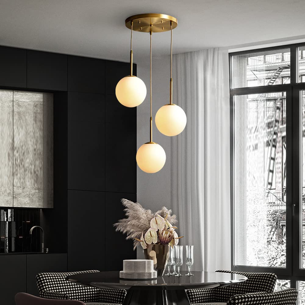 Lustre Led Moderne Nordique Boule De Verre Art Décor Restaurant Luxe 4 2400x