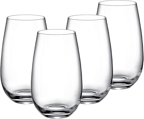 Villeroy & Boch Entree - Vaso (4 unidades), transparente