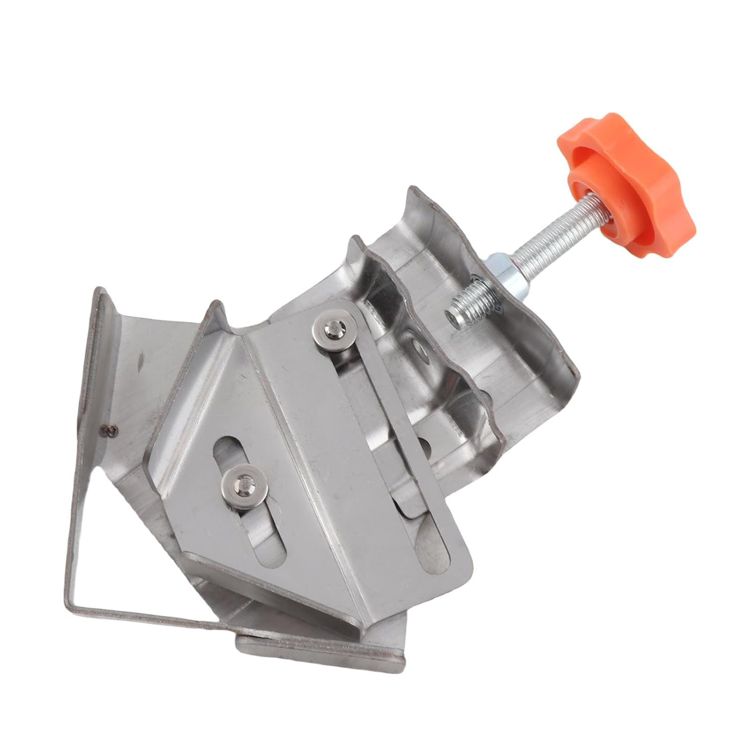 4 Pcs Corner Clamp, Stainless Steel 90 Degree Right Angle Clamp with Adjustable Swing Jaw, Right Angle Clip Clamp Tool Quick Splicing for Woodworking DIY Projects, CRYFOKTF52ZH846D7