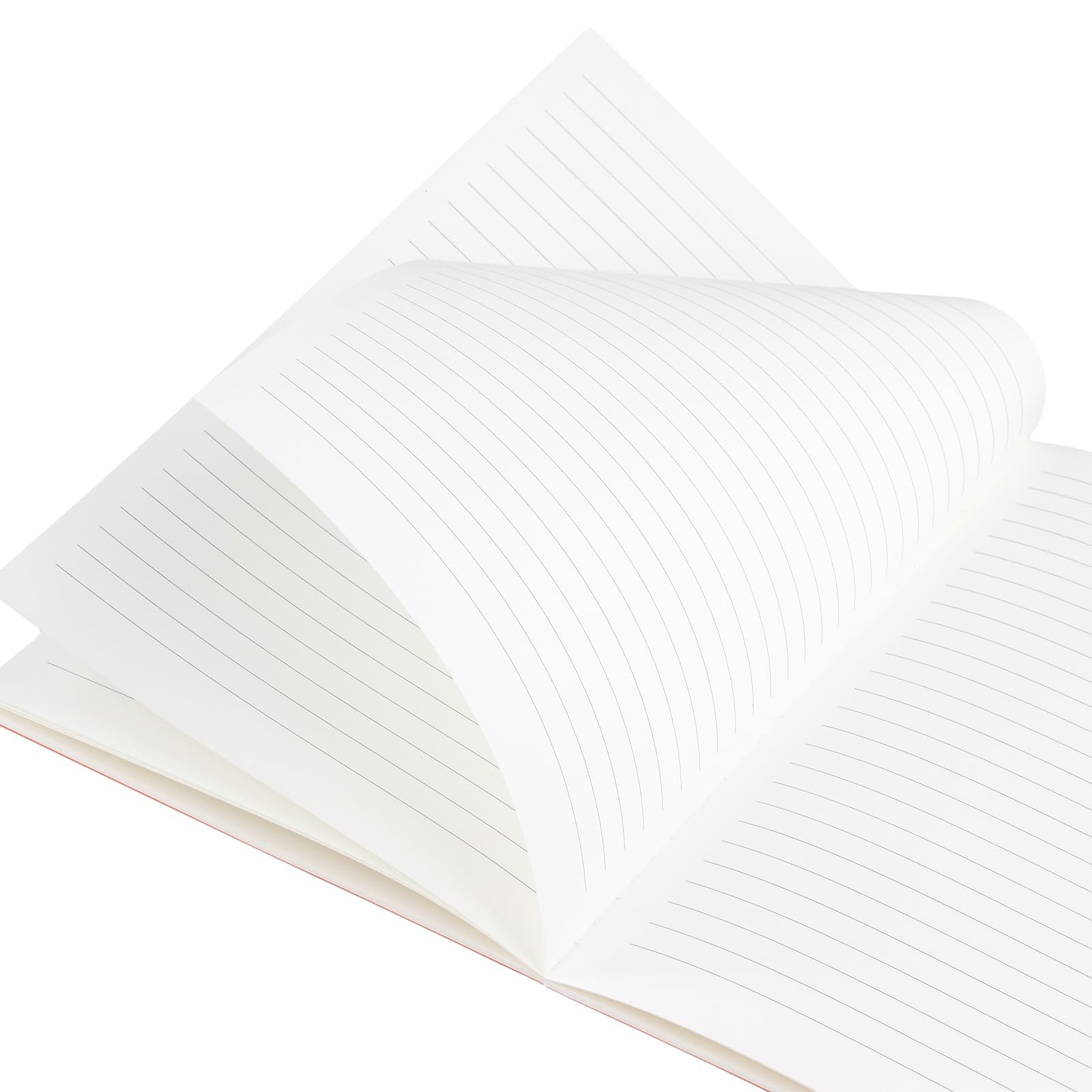 MANCHAP 50 cuadernos rayados A5, cuadernos de composición colorida, diario de escritura para diario, notas, oficina, viajes, 160 páginas, 80 hojas, 5.5 x 8.2 pulgadas, 5 colores
