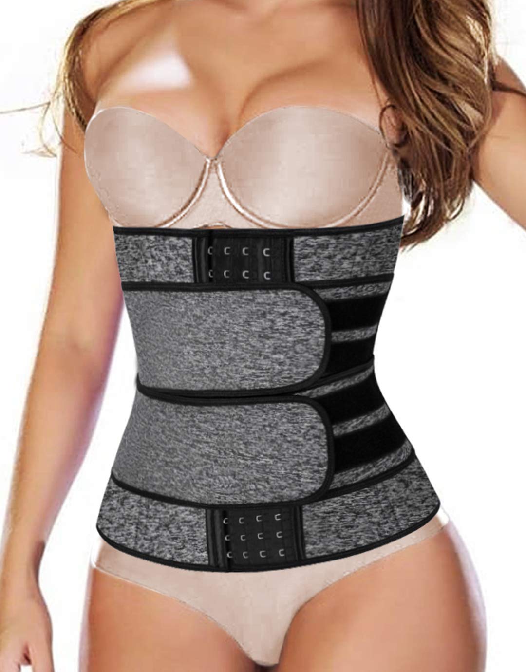 Waist Trainer Belt for Women Saunna Sweat Belt Waist Cincher Trimmer