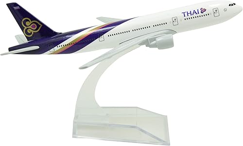 Miniatura 3 de TANG DYNASTY (TM 1:400 6.3 in B777 Thai Airways Metal Avión Modelo Avión Modelo de Avión de Juguete