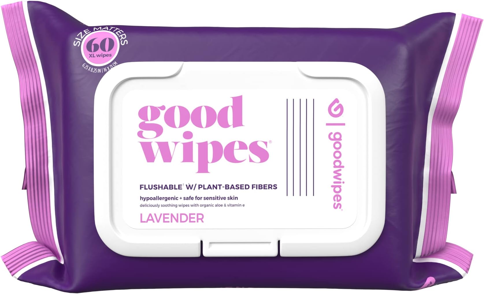 GoodWipes Down There Wipes for Women, Feminine Wipes, 50 Piece