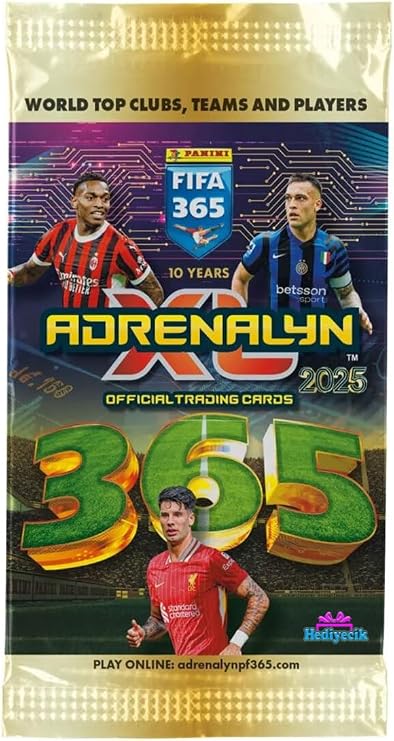 Hediyecik Fıfa 365 Adrenalyn Xl 2025 Futbolcu Kartları 5 Paket (30 Kart)