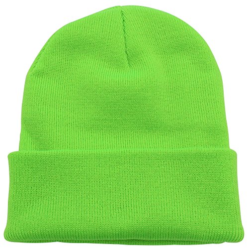 Image of Top Level Beanie Men Women - Unisex Cuffed Plain Skull Knit Hat Cap