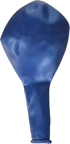 amscan Globos de látex con perlas Azul real brillante Paquete de 72 Decoración de fiesta, 12 pulgadas