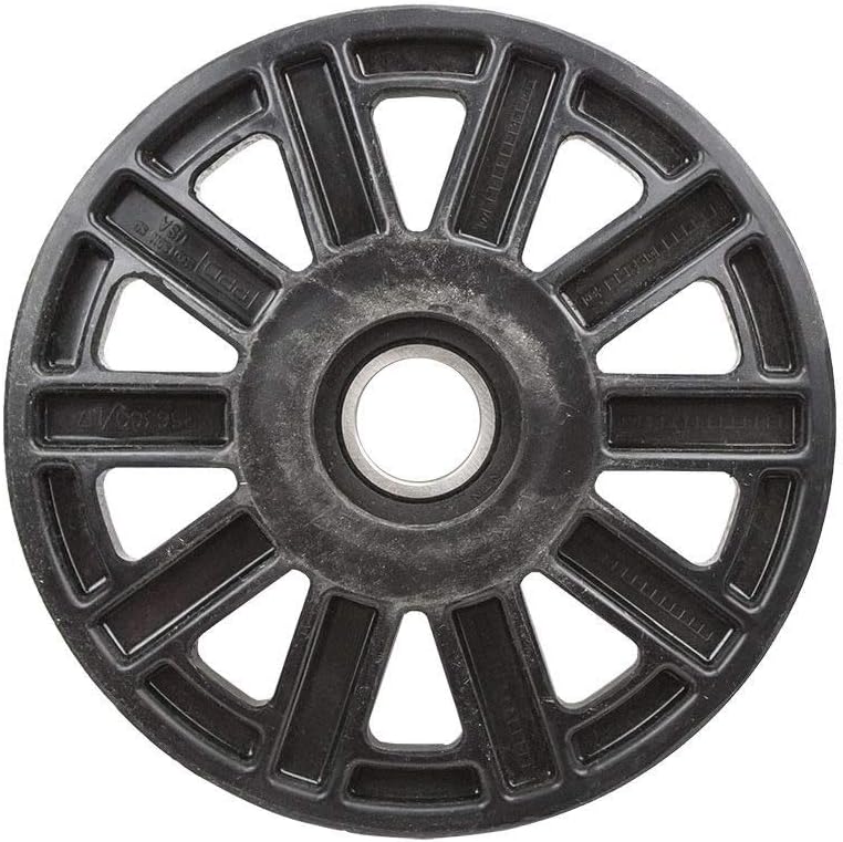 Polaris Snowmobile Wheel Assembly, Gloss Black, Genuine OEM Part 1590434-070, Qty 1