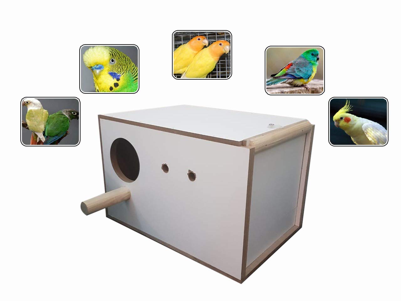 Buy Bird nest nesting box Bird House Wooden Nest Nesting Box For Bird