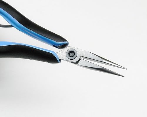 Miniatura 4 de Lindstrom RX7890 Alicates de nariz de mordaza de mandíbula lisa, 6.240 in de longitud, 0.031 in de ancho de punta