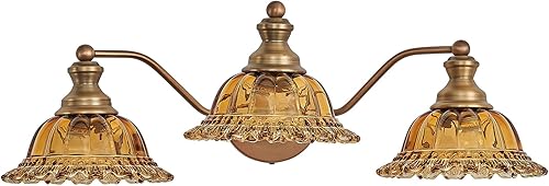 Miniatura 11 de Luminarias de Baño Estilo Granja Negras, Luces de Tocador para Baño, Luminarias de Tocador de 2 Luces Negro -,Latón,Vidrio de latón,Blanco,Vaso de