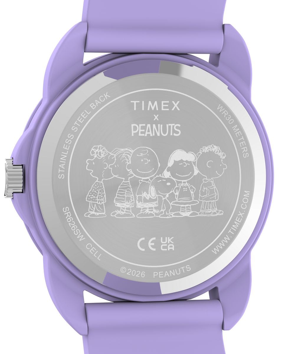 Timex Dziecięcy analogowy zegarek kwarcowy na rękę Peanuts Time Teacher