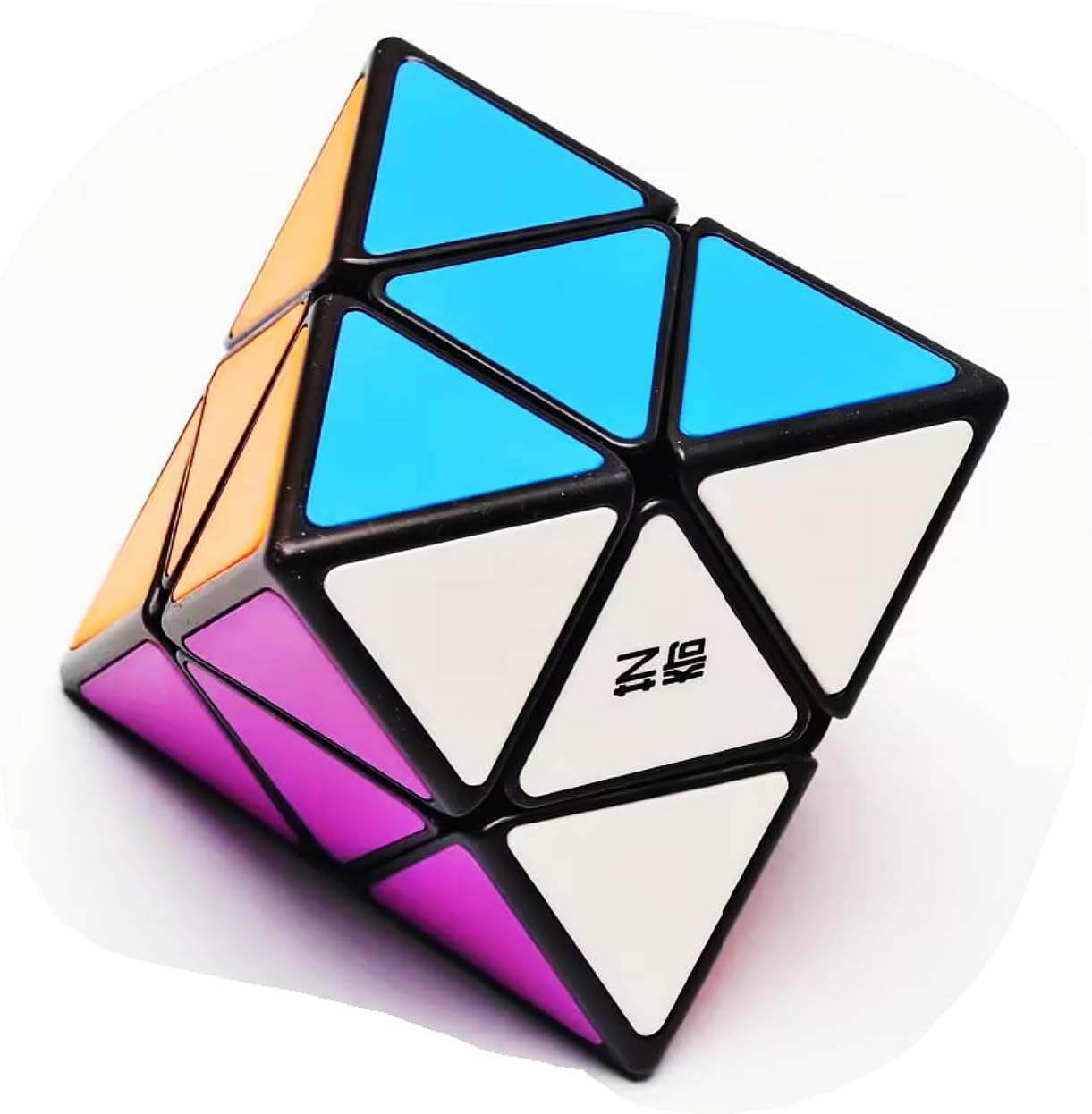 Cuberspeed QiYi 2x2 FTO Black Speed Cube Puzzle Interactive Brain Teaser Puzzles for Adults & Kids (Standard Edition)