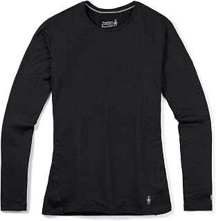 Smartwool SW016623001L Women's Merino 150 Lace Baselayer Long Sleeve Boxed Black L