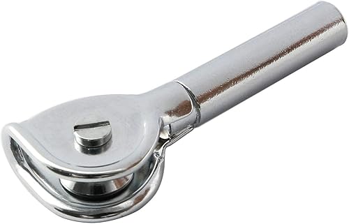 heyous Guía de punta de rodillo de acero inoxidable, línea de rollo, punta de rodillo, piezas de repuesto para barco de mar, pesca Trolling, plata,