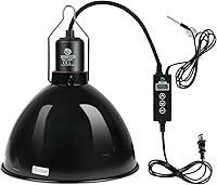 Vista 8 de Accesorio de Luz para Reptiles, Accesorio de Lámpara de Calor de Cúpula Profunda con Reflexión Óptica de 5.5 pulgadas, Accesorio de Lámpara de Calor