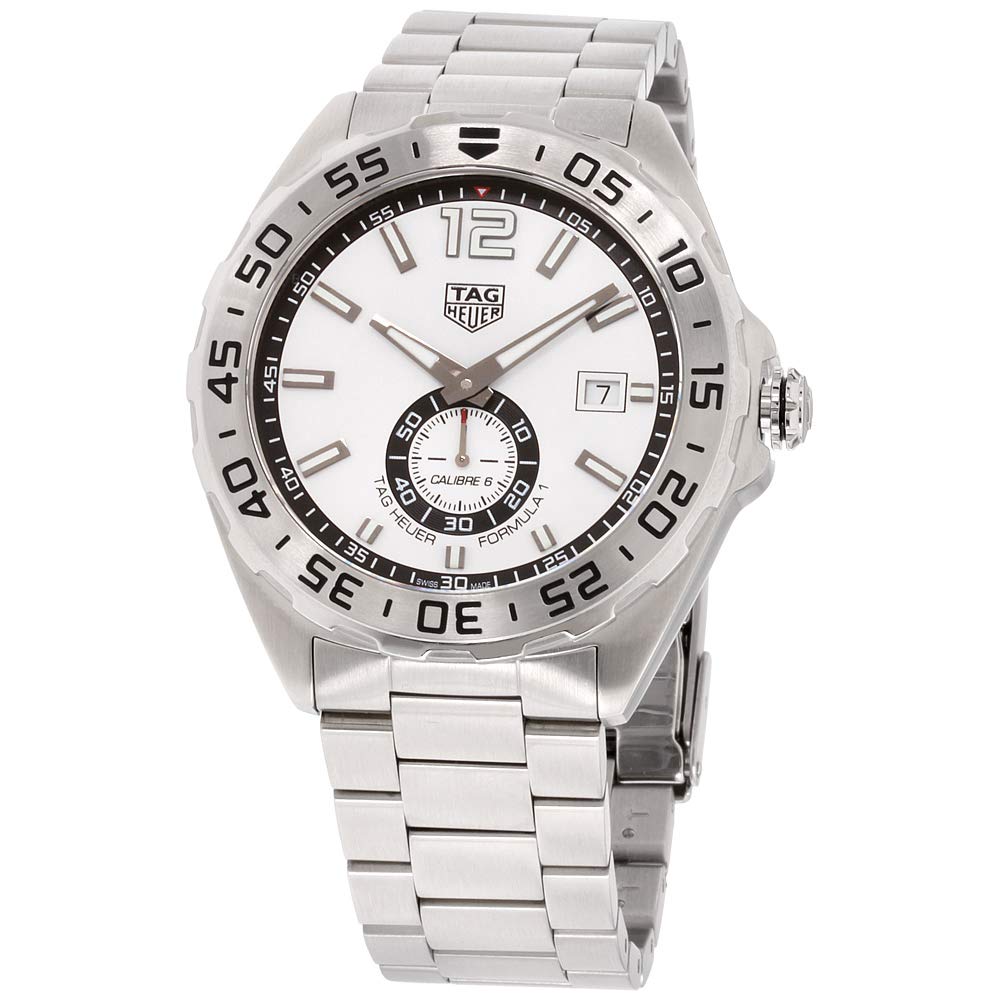 Formula 1 White Dial Stainless Steel Men's Watch WAZ2013.BA0842