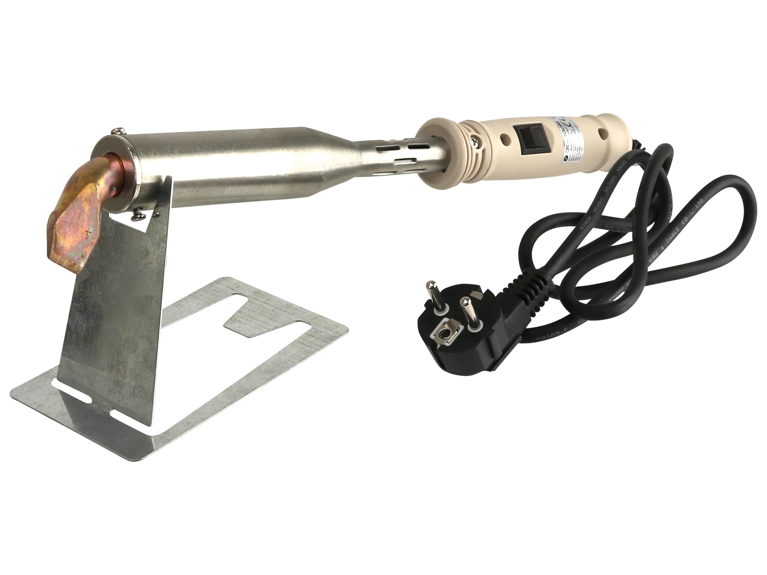 DAYTOOLS Hochleistungs-Lötkolben LK-300W - Robuster Profi-Lötkolben für Spenglerarbeiten, Modellbau, Gehäuselöten | 300W Leistung, 500°C Spitzentemperatur | Zuverlässige Kupfer-Lötspitze