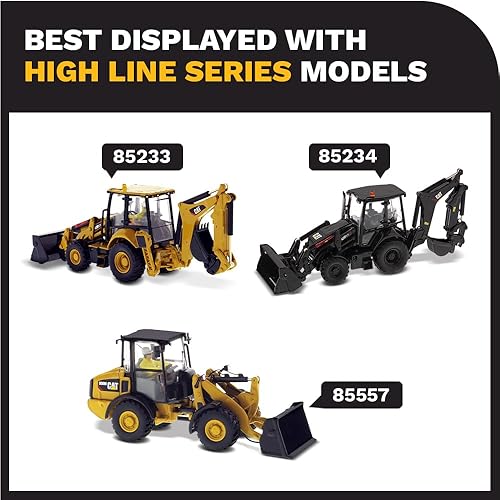 Miniatura 7 de Diecast Masters Caterpillar 432F2 Retroexcavadora de cambio lateral | Camiones para gatos y equipos de construcción de la serie High Line | 85249 a