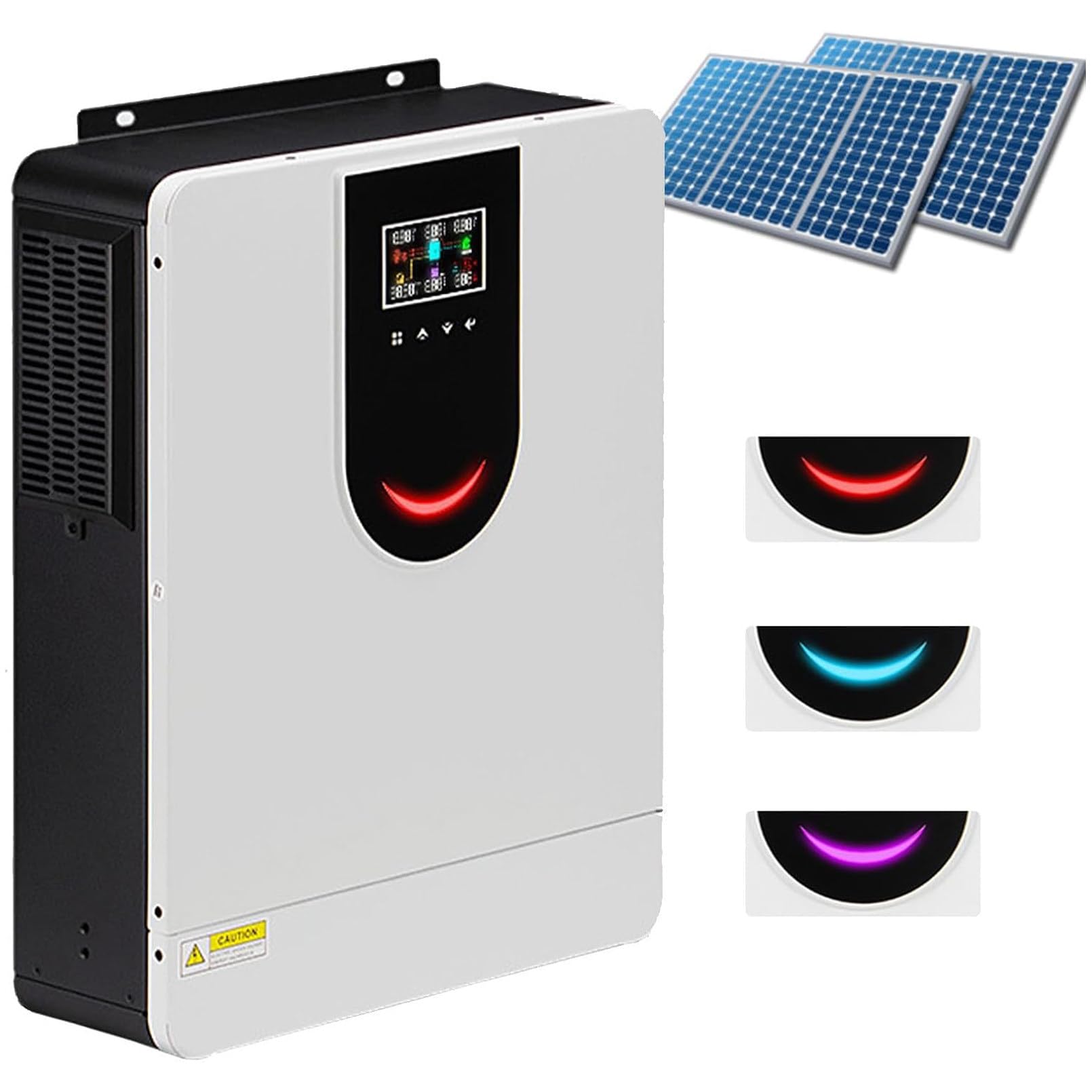 Inversor Solar híbrido de 6200 W, inversor de Onda sinusoidal Pura para el hogar, convertidor de energía Solar híbrido, Cargador inversor híbrido Fuera de la Red de 48 V