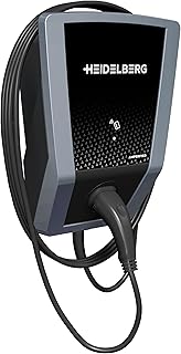 HEIDELBERG Wallbox für Solaranlagen. Für Dienstwagenfahrer. U.a. mit integr. Phasenumschaltung, MID-Zähler, FI-Schutzschalter. Connect.solar pro Wallbox 11 kW mit App und RFID inkl. 7,5 m Ladekabel.
