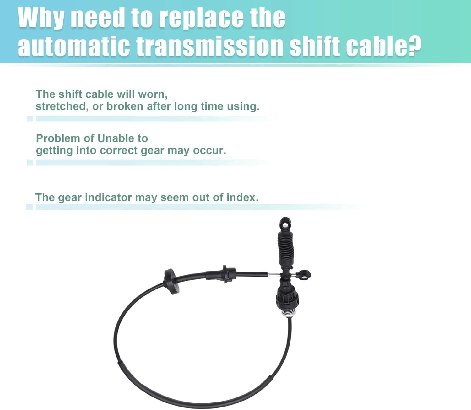 Gearshift Cable Compatible With Jeep For Grand For Cherokee 1993 1994 1995 1996 1997 1998 Car Auto Gear Shift Transmission Control Lever Cable