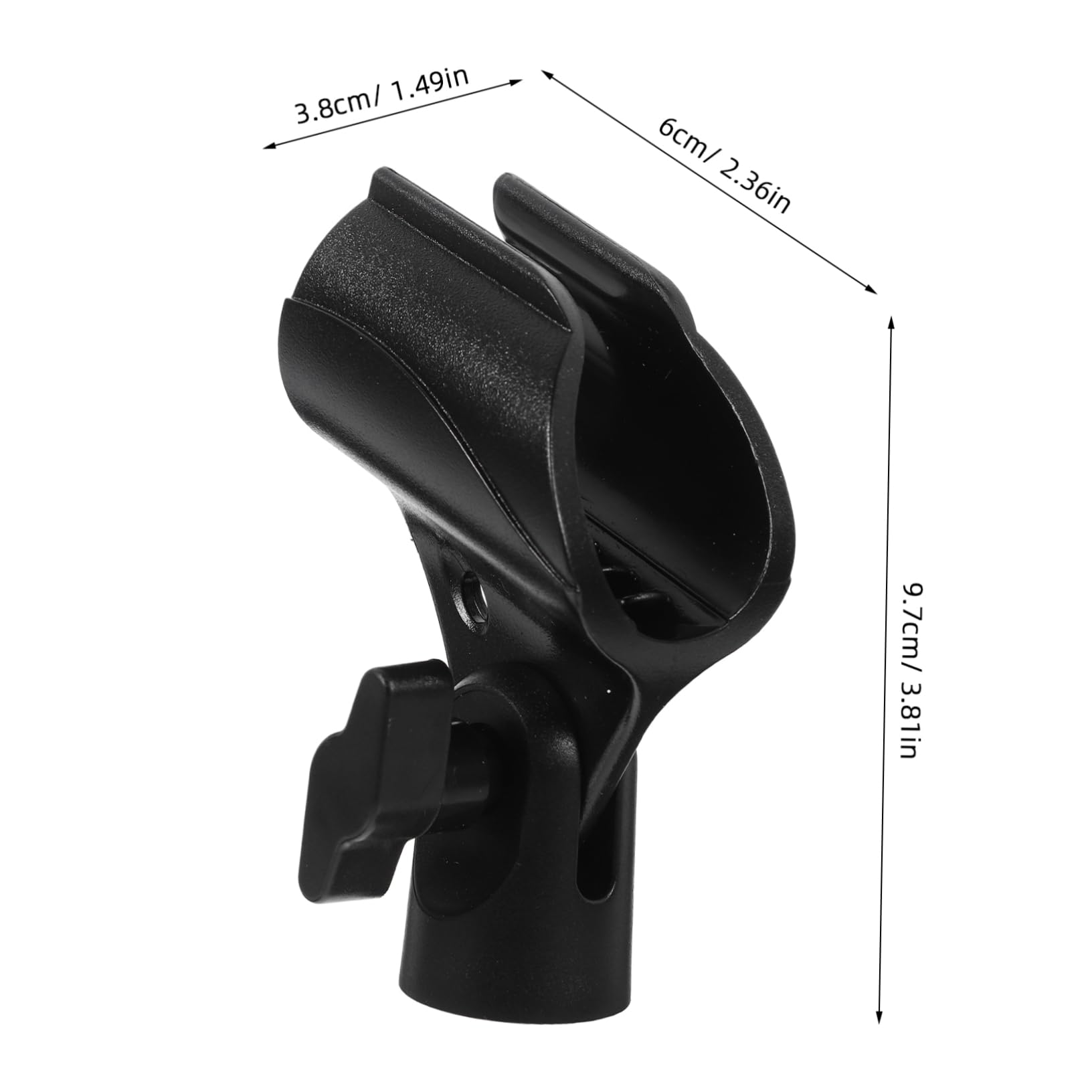 ERINGOGO Mic Clip Universal Microphone Clamp for Stage Ktv Classical Concerts Strong Hold