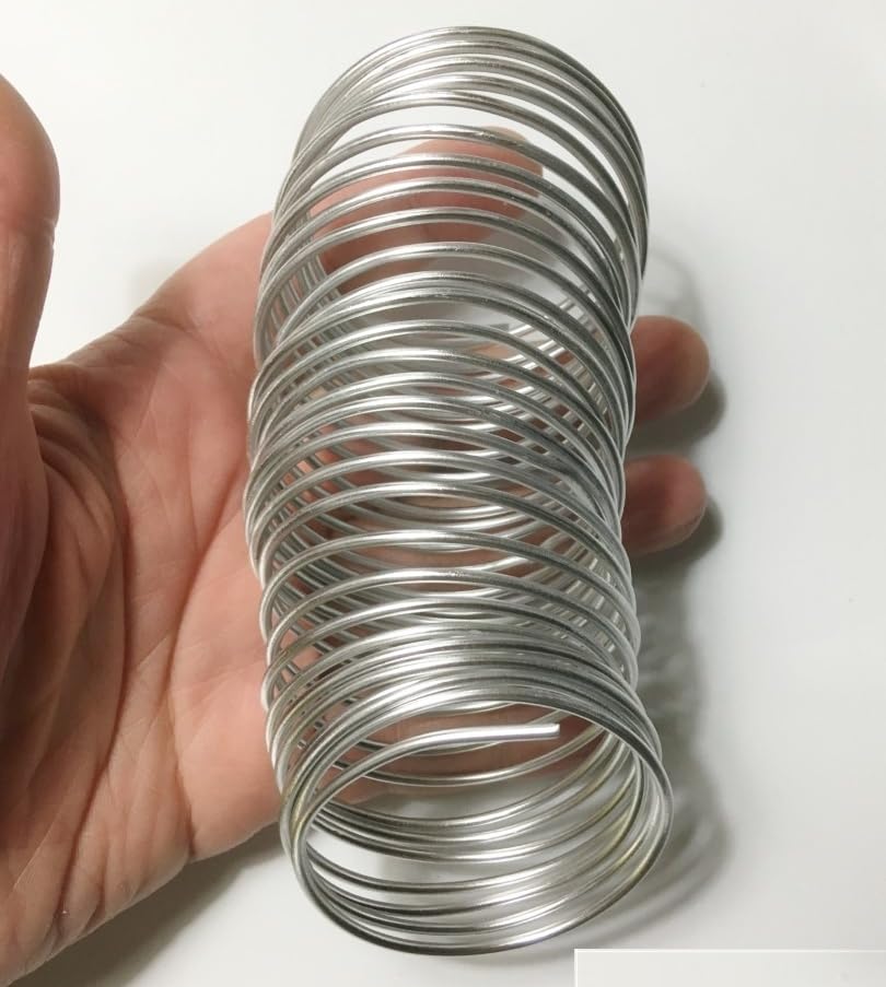 M00456-5 MOREZMORE Aluminum Wire 1.5mm 15Ga 5 Yards for Stop Motion Puppet Armature or Sculpture Annealed