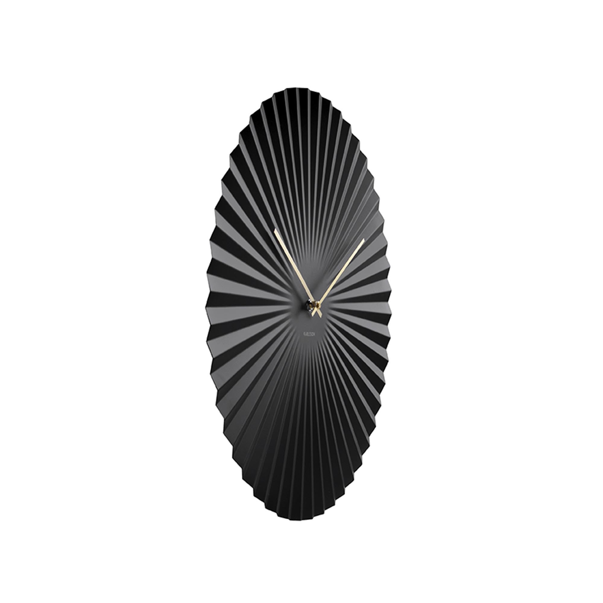 Karlsson KA5658BK Zegar ścienny – Sensu – czarny – Ø 50 cm – XL