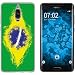 Produktbild PhoneNatic Case kompatibel mit Huawei Mate 9 Pro Silikon-Hülle WM Brasilien M3