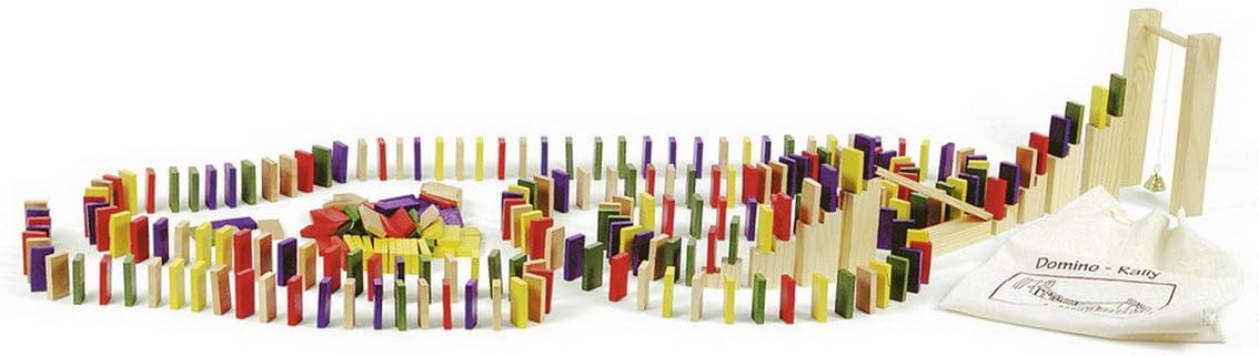 Amazon.com: Domino Rally Set - Wooden, 250 Pieces : Home & Kitchen
