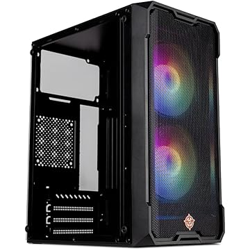 Gabinete Gamer TGT Jester, Mid-Tower, Lateral de Vidro, Com 2 Fans, Preto, TGT-JSR-BKGF01