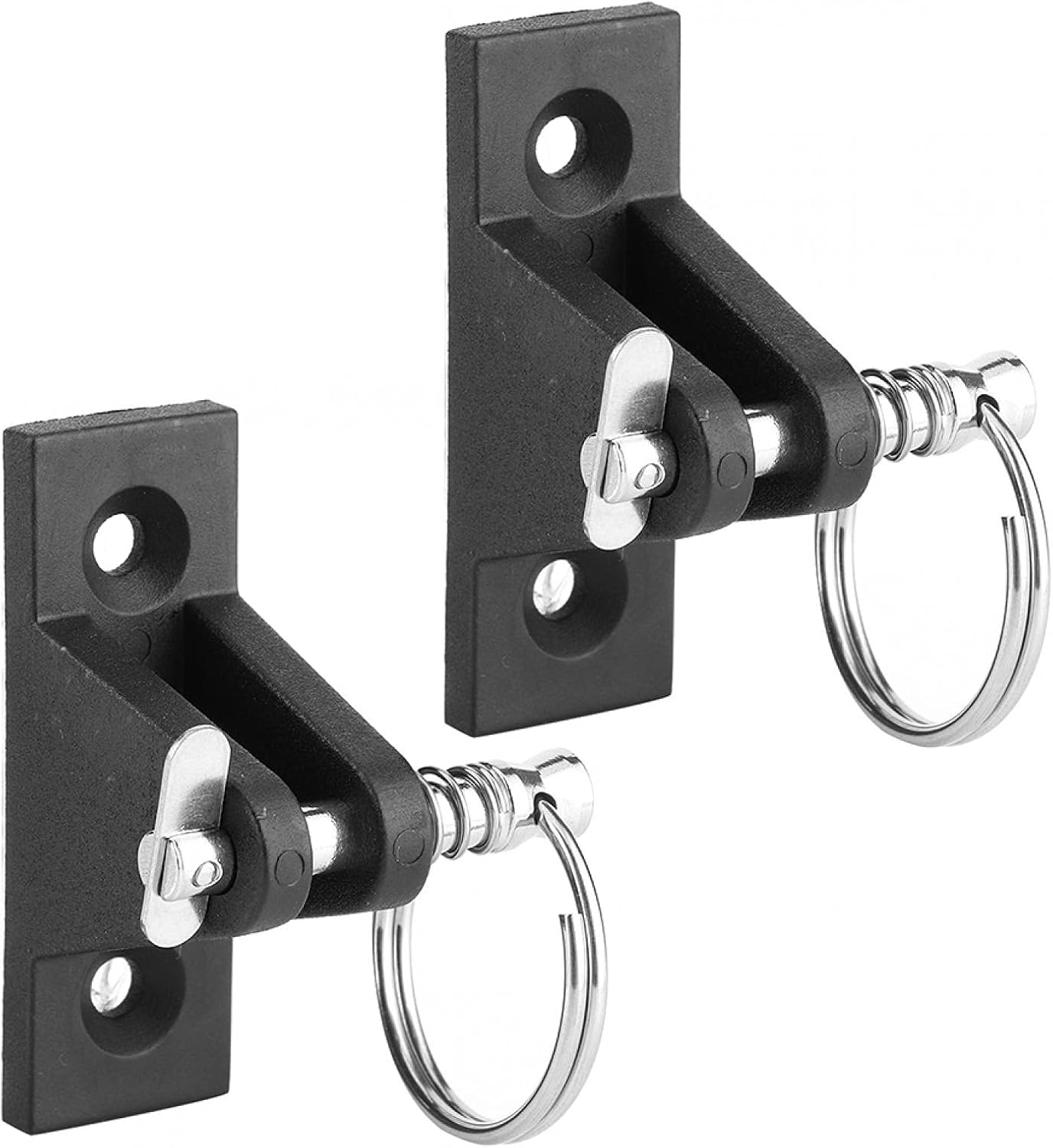 Deck Hinge,Pair Canopy Deck Hinge Boat Bimini Top Fitting W/Quick