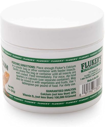 Miniatura 3 de Fluker's Calcium Reptile Supplement with added Vitamin D3, 2 oz.
