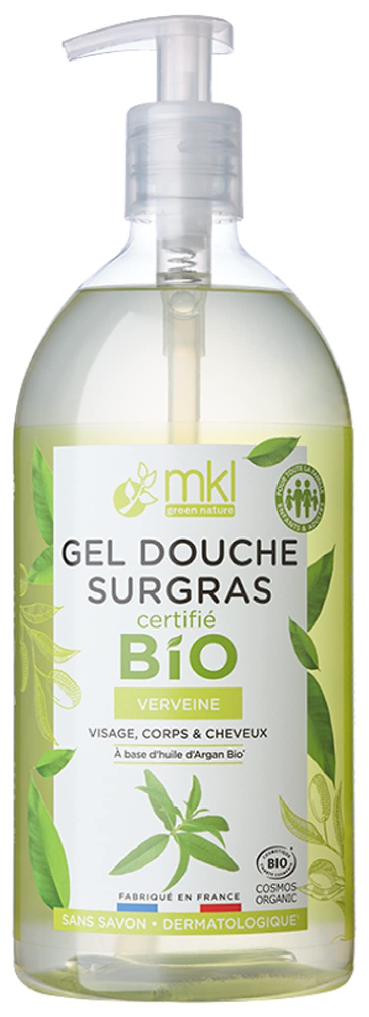 MKL Green Nature Ultra-Rich Shower Gel Verbena Organic 1L