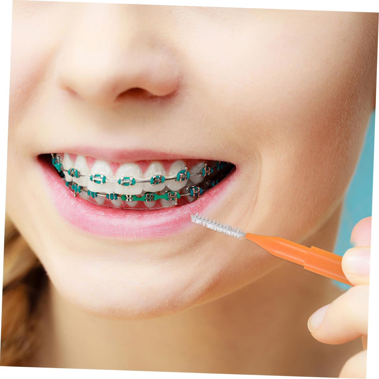 250 Piezas cepillo interdental palillos interdentales limpiador cepillos alternativos cepillos interdentales cepillos de palillos para brackets púas de pincel páginas