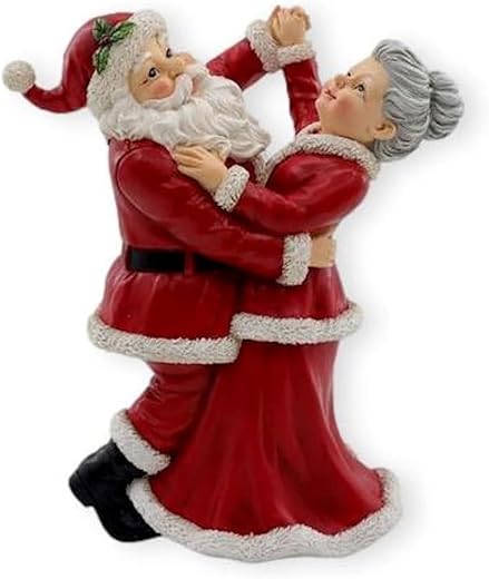 Dancing Santa & Mrs. Claus Figurine Review: The Bridge Collection 10 Holiday Decor