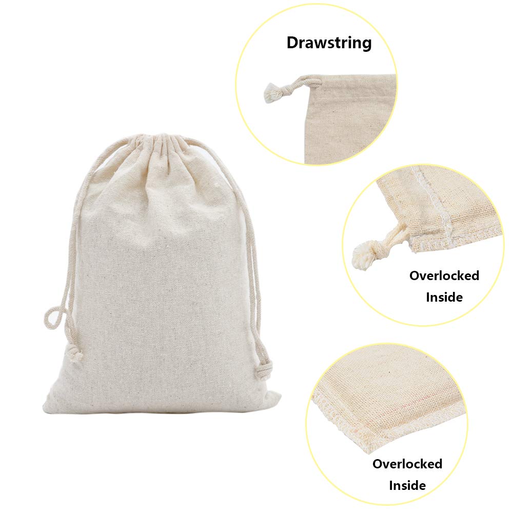 Jikoiuty 12 pezzi di piccole dimensioni cotone coulisse riutilizzabile mussola tessuto regalo caramelle favore sacchetto gioielli sacchetto per matrimonio fai da te saponi tè spezie sacchetto Jikoiuty 12 pezzi di piccole dimensioni cotone coulisse riutilizzabile mussola tessuto regalo caramelle favore sacchetto gioielli sacchetto per matrimonio fai da te saponi tè spezie sacchetto