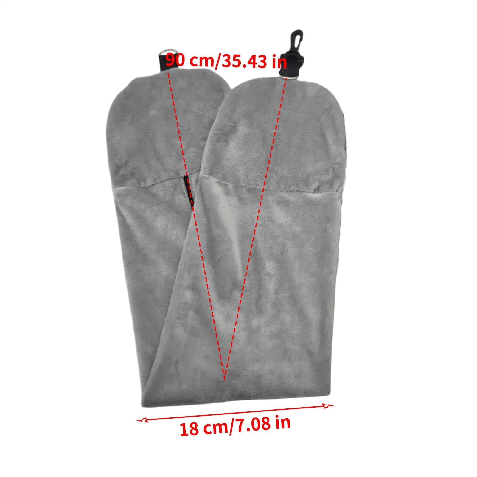 Generisch Cuscino cervicale da viaggio, supporto per il collo, con spazio per riporre vestiti, per viaggi in aereo, in volo, in auto o in treno, per dormire e