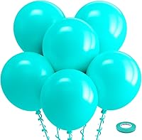 Vista 43 de Bezente - Globos de 18 pulgadas grandes y gruesos de látex redondos para cumpleaños, despedidas de soltera, revelación de género y bodas, rosa, 30