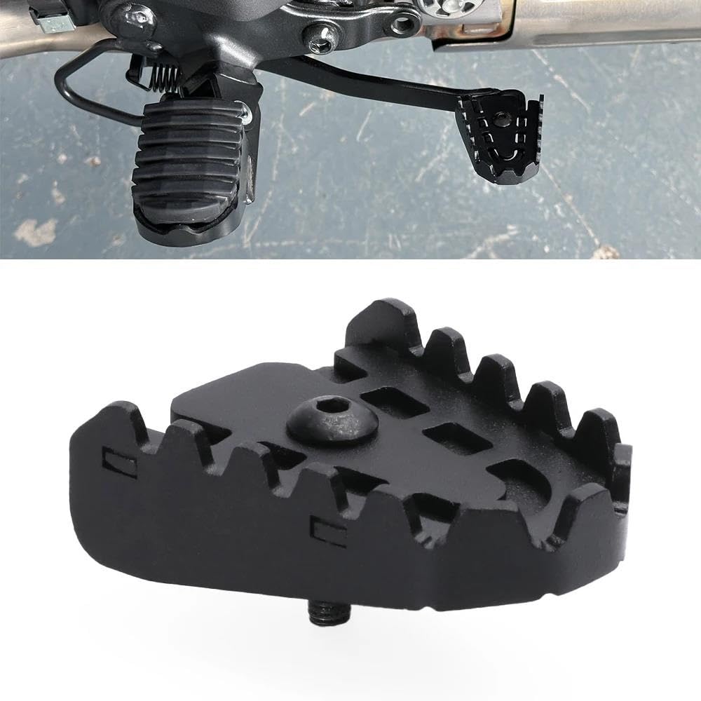 Pedana Estensione Pedale Freno Posteriore Per Honda XL750 Transalp 750 2023-2024 – Acciaio Inox Nero, CNC, Antiscivolo
