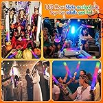 LifBetter 30 Pcs Foam Glow Sticks Bulk,Led Glow Sticks with 3 Modes Colorful Flashing,Long Life Battery Glow In The Dark Party Supplies for Weddings,Parties,Festivals,Sporting Events - Image 5
