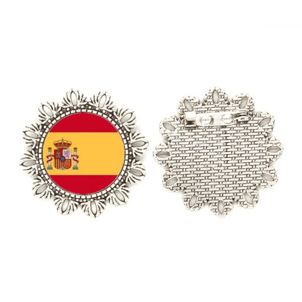 Broche de plata de la bandera de España medium el regalo institucional ideal 4