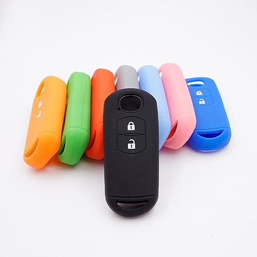 Miniatura 2 de Funda para llave de coche para Mazda 2356 BL BM GJ Atenza Axela CX-5 CX-7 CX-3 CX-9 MX-5 KE KF, carcasa para llave de coche
