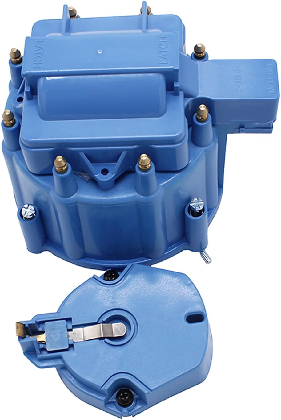 Performance Blue Male HEI Large Distributor Cap Rotor Kit For SBC BBC 305 327 350 396 454