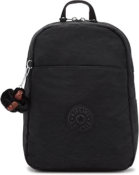 Kipling Womens Ferris Backpack, Adjustable Padded Straps, Monkey Keychain, Accessories Organizer, Nylon Bag