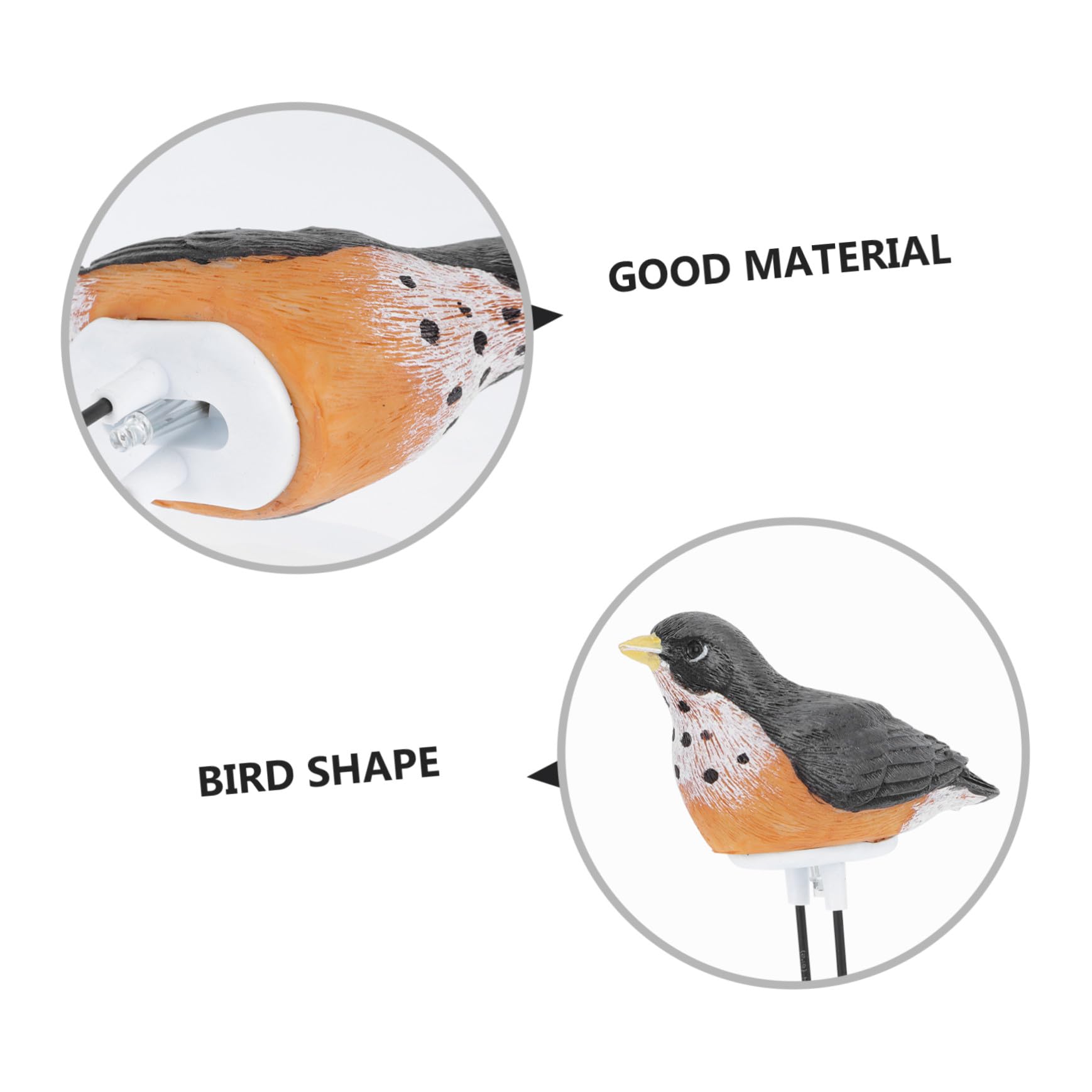 Détecteur Humidité Sol Jardin avec Alarme Arrosage Capteur Résine Oiseau pour Plantes Pot Rappel Automatique pour Balcon Et Serre