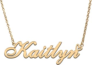Custom Name Necklace Customized Personalized Plated Necklace for Mother Daughter Friendship Women Valentine's Day Christmas Birthday New Year Party
