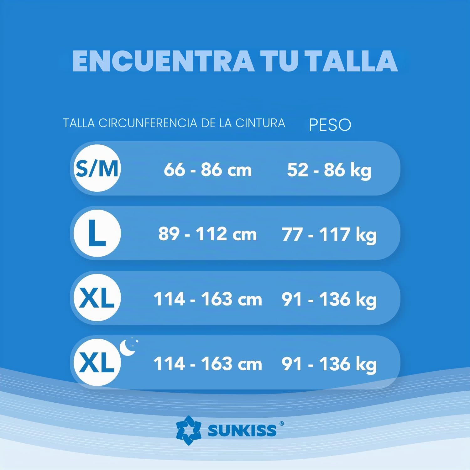 SUNKISS TrustPlus Pantalones Incontinencia para Adultos, Bragas Absorbentes para Hombres y Mujeres, Ropa Interior Absorbentes para Ancianos, Unisex, Bloquean el Olor, Talla L, 16 Unidades