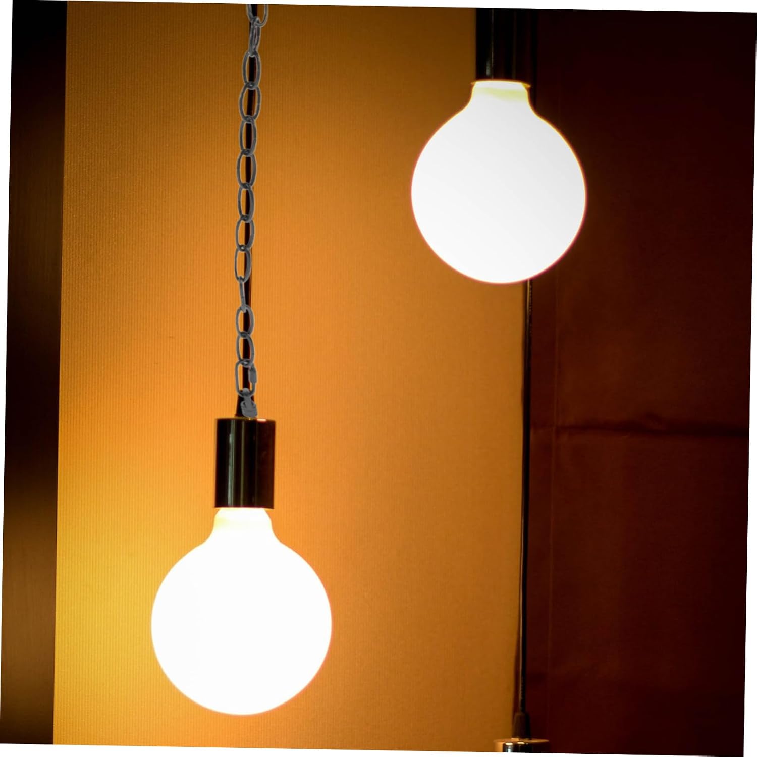 Chandelier Chain Extension Locking Clasp Hanging Chain for Pendant Light Fixtures for Projects and Home Balcony Garden Room Style